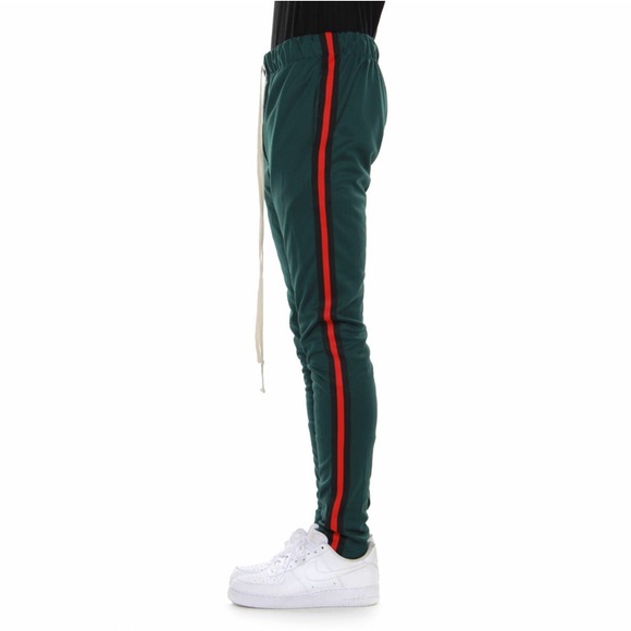 gucci track pants green